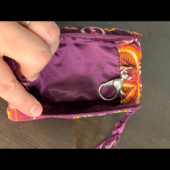 Vera Bradley Safari Sunset keychain purse - Picture 3 of 3